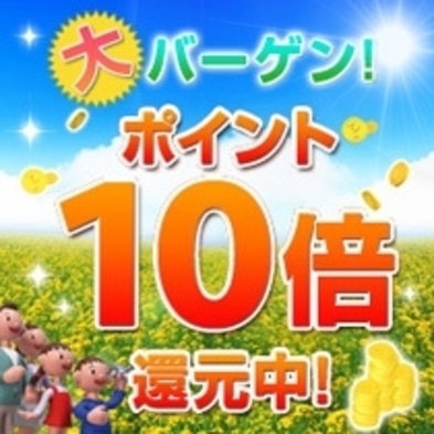 【1日3室限定】賢く泊まろう♪ポイント10倍プラン【食事なし】